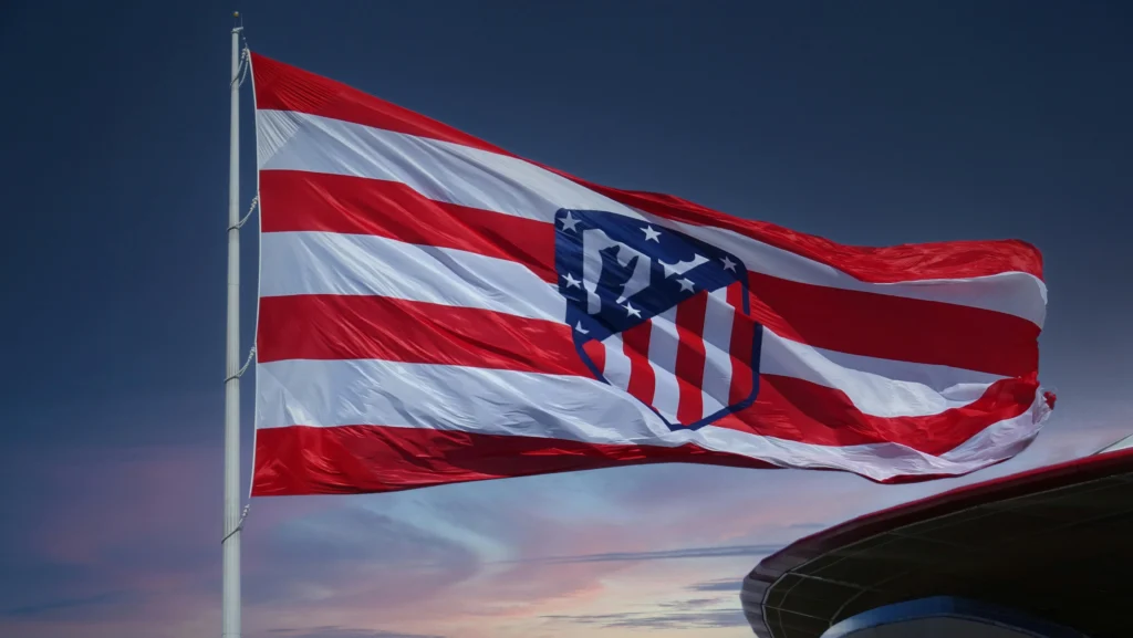 Bandeira Atlético de Madrid Bandeira Atlético de Madrid
