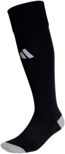 Meião Adidas Unissex Milano 23 Futebol Black_white Ht6538 43-45 Meião Adidas Unissex Milano 23 Futebol Black_white Ht6538 43-45