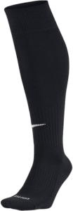 NIKE Unisex Academy Over-The-Calf Soccer Socks, Black_White, Large NIKE Unisex Academy Over-The-Calf Soccer Socks, Black_White, Large