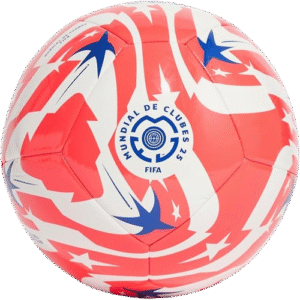 adidas Bola de futebol unissex para adultos da Copa do Mundo de Clubes da FIFA, branco_vermelho lúcido_azul elétrico_preto, 4 adidas Bola de futebol unissex para adultos da Copa do Mundo de Clubes da FIFA, branco_vermelho lúcido_azul elétrico_preto, 4