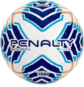 Bola Penalty Matís XXIV Society Branca e Azul Bola Penalty Matís XXIV Society Branca e Azul