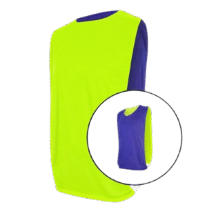 Kit com 10 Coletes Dupla Face TRB Verde Limão e Azul - Verde+Azul Kit com 10 Coletes Dupla Face TRB Verde Limão e Azul - Verde+Azul