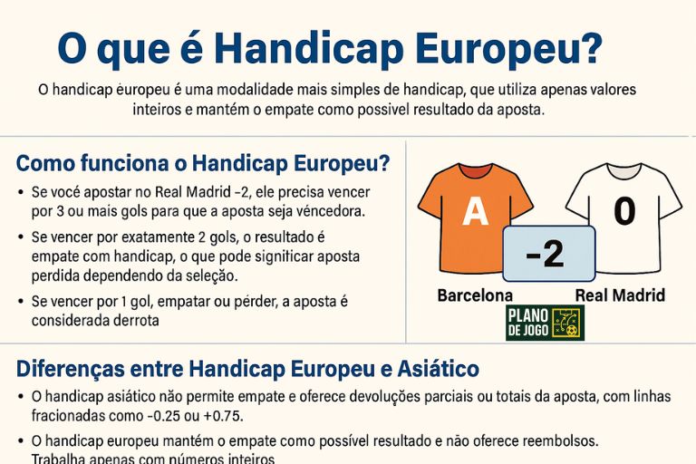 O que é Handicap Europeu O que é Handicap Europeu