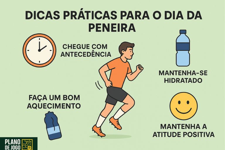 Dicas práticas para o dia da peneira