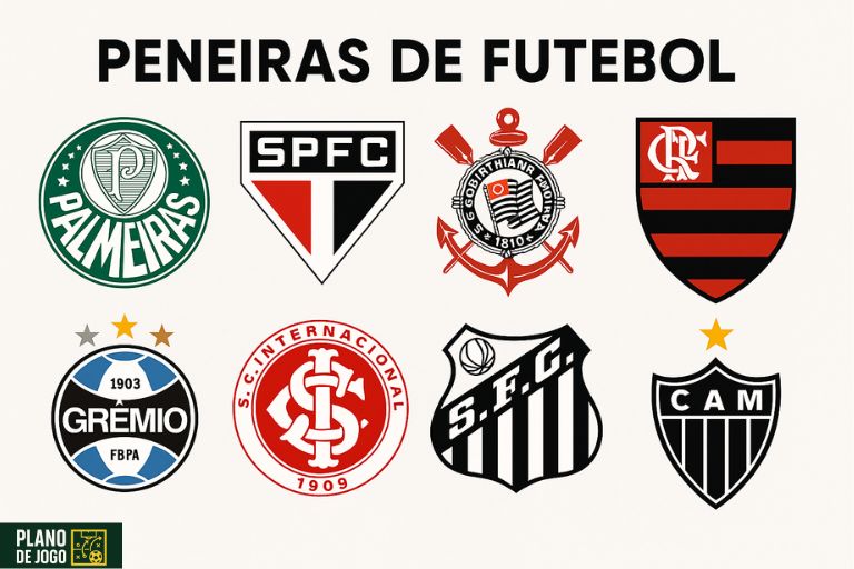 Quais clubes oferecem peneiras para categorias de base
