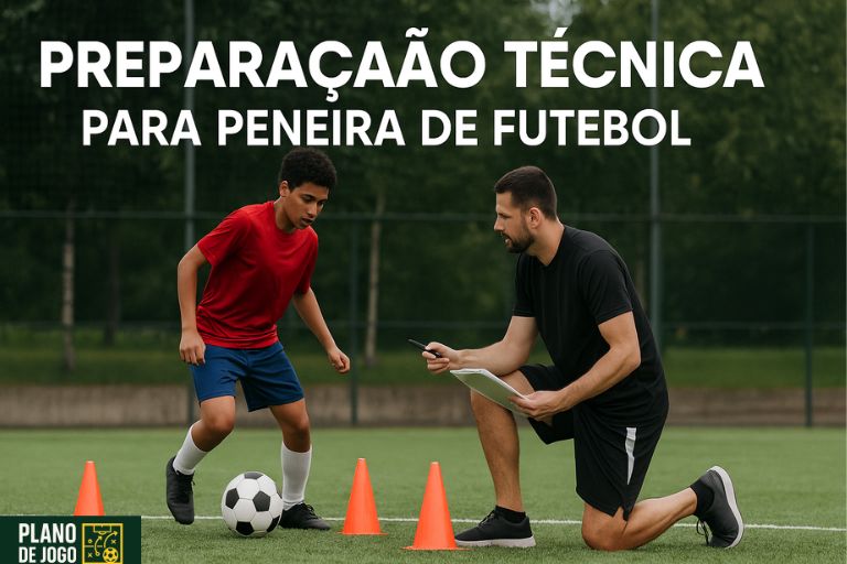 preparação técnica para peneira de futebol
